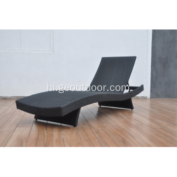 1 sztuk एल्यूमीनियम रतन समुद्र तट सूरज lounger है